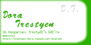 dora trestyen business card